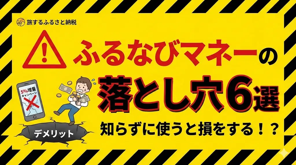 ふるなびマネー　デメリット