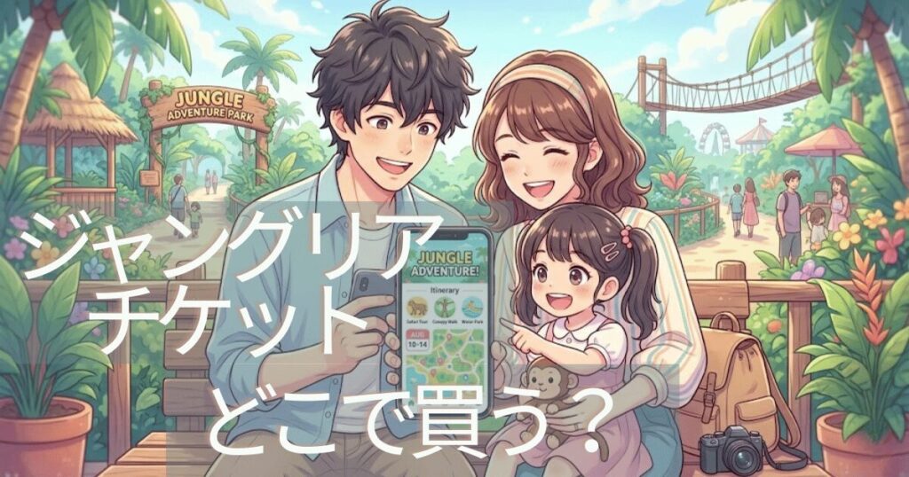 ジャングリアチケットどこで買う？