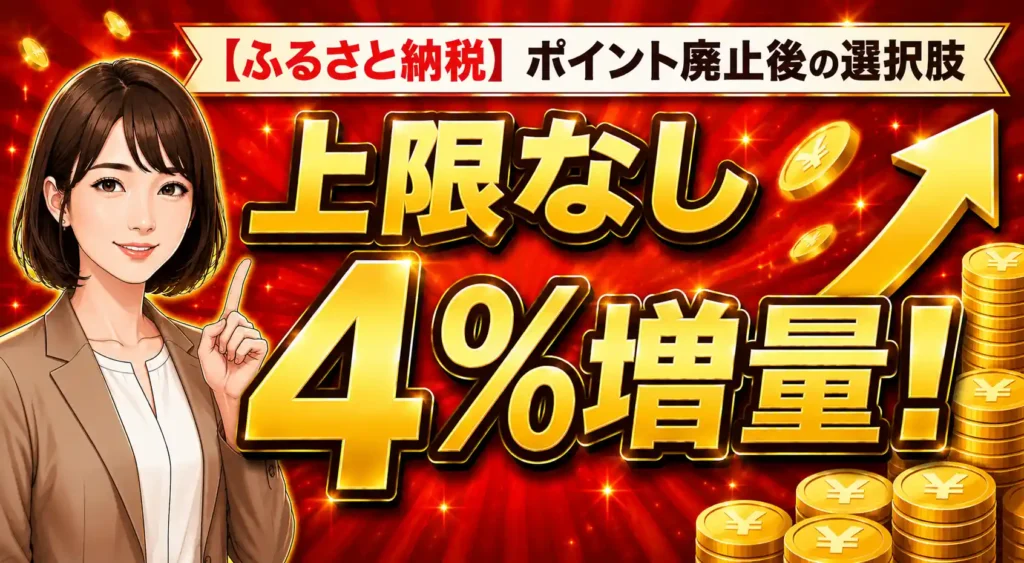 ふるなびマネー4%