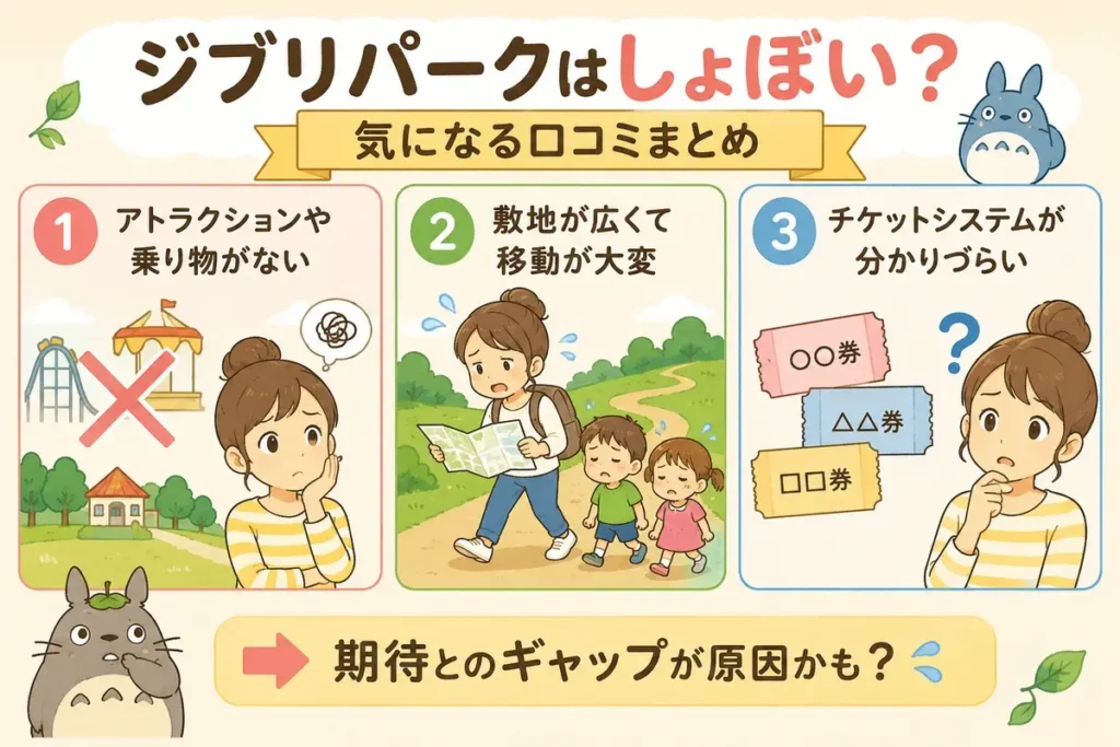ジブリパークはしょぼいの見出し画像