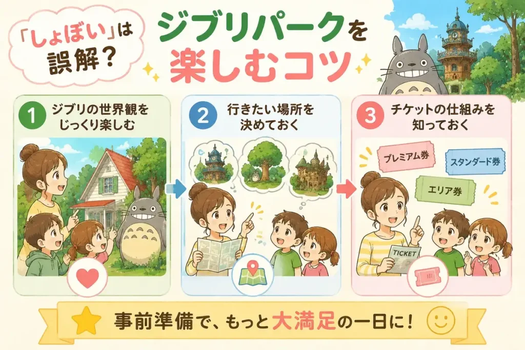 ジブリパークを楽しむコツ