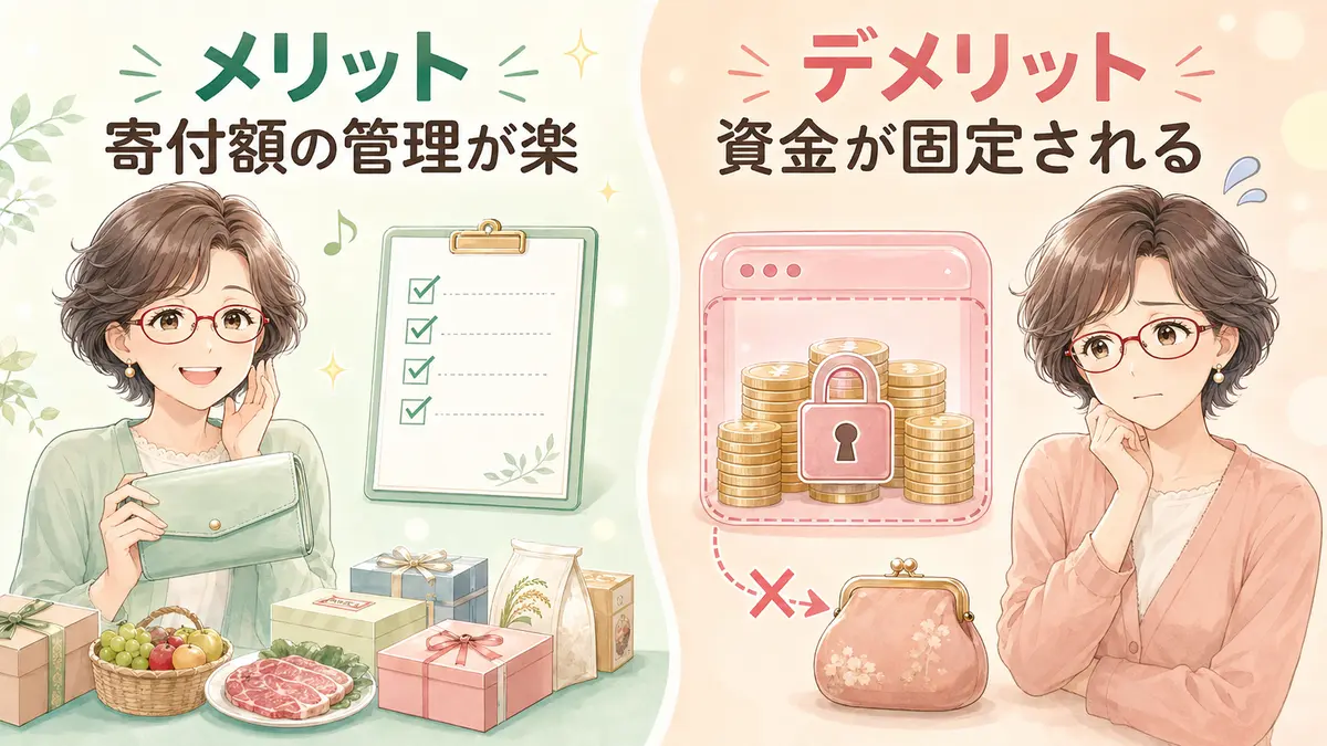 ふるなびマネーを一括チャージするメリットとデメリット