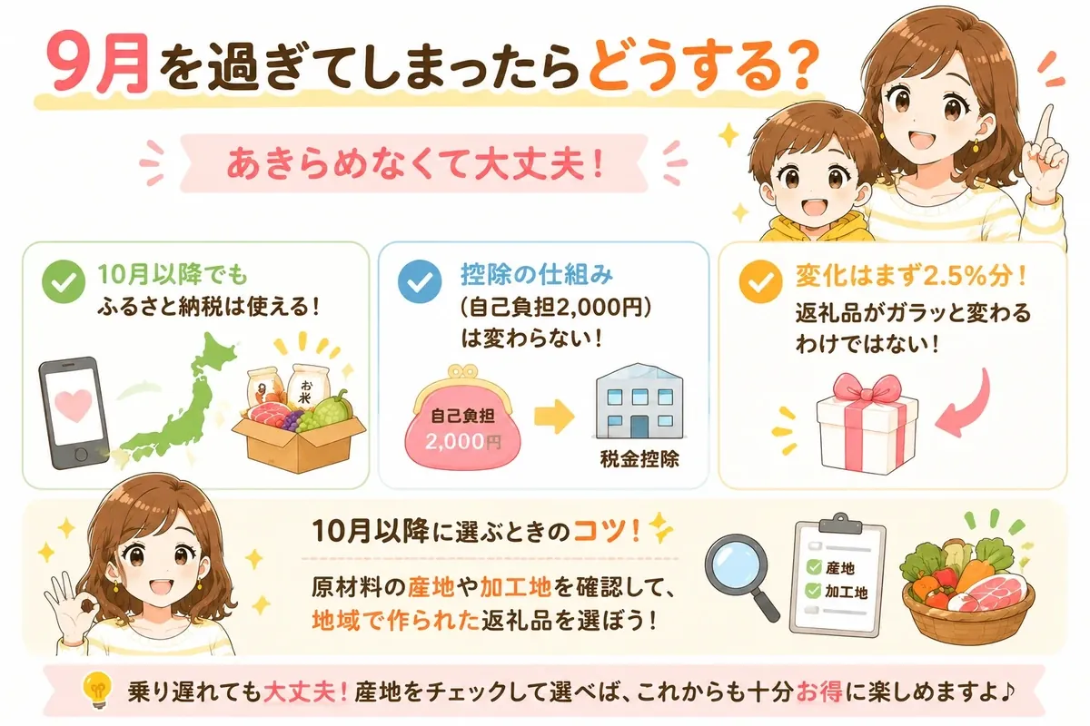 9月の申し込み期限を過ぎた場合の対処法