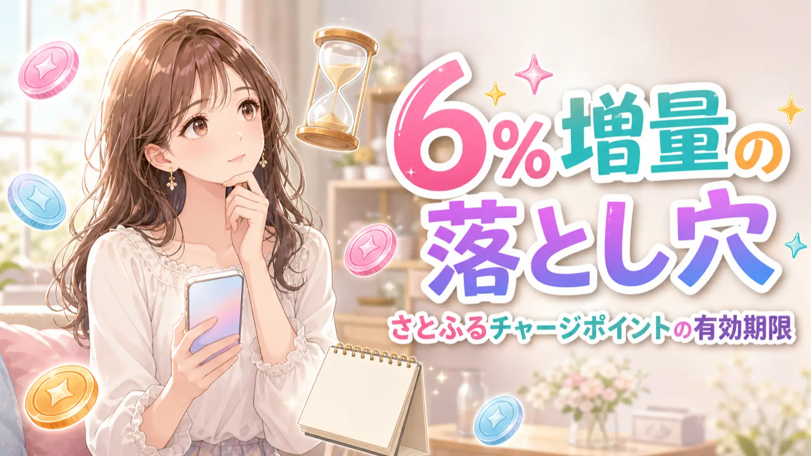 さとふるチャージポイント6%増量の落とし穴と有効期限