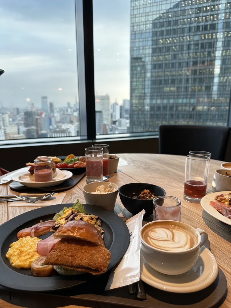 名古屋JRゲートタワーホテルの朝食と高層階からの眺め