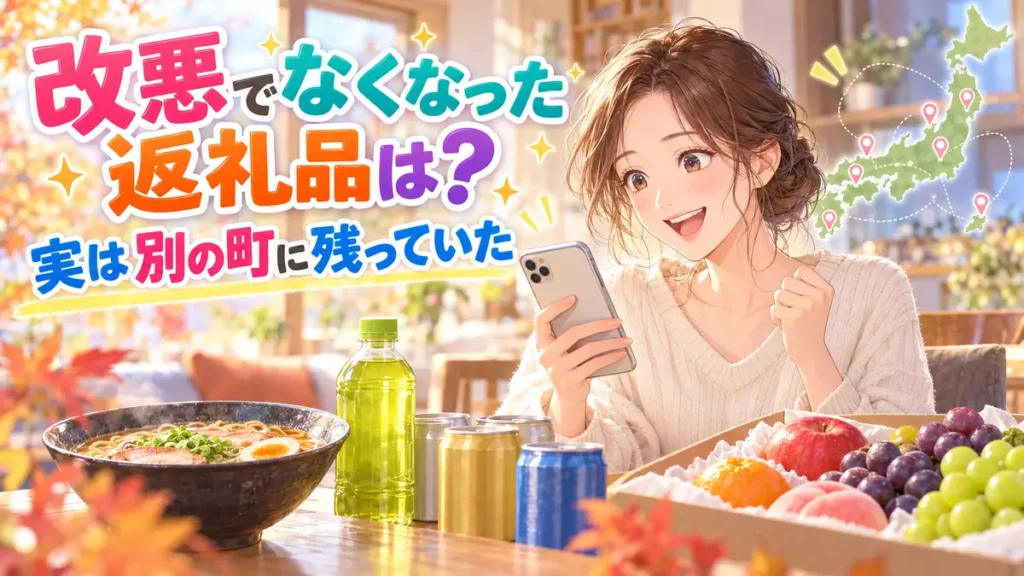 改悪でなくなった返礼品は？実は別の町に残っていた