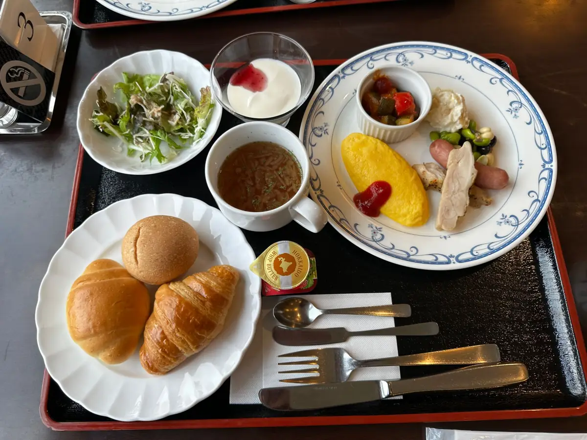 大正池ホテルの朝食