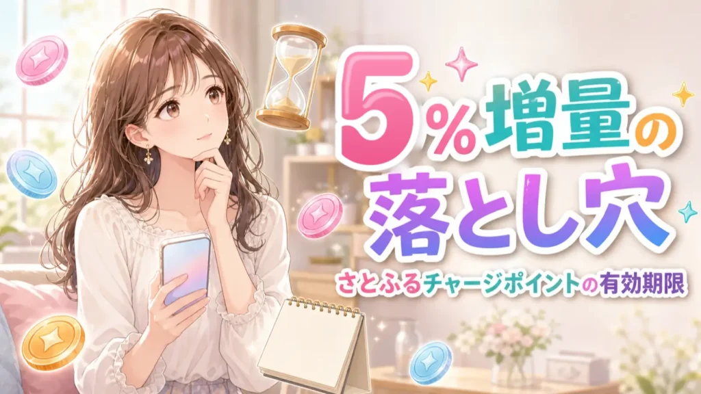さとふるチャージポイント5%増量の落とし穴と有効期限